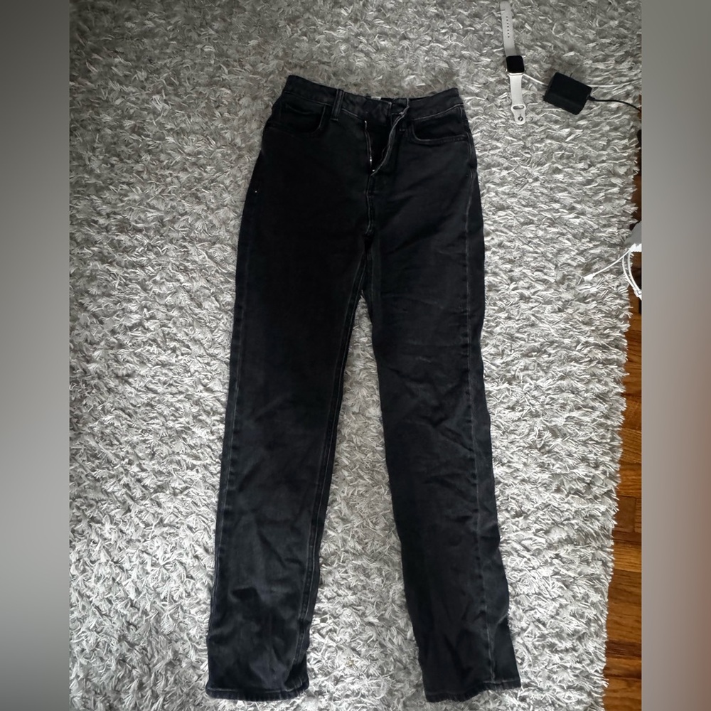 Forever 21 Black Straight Leg Jeans